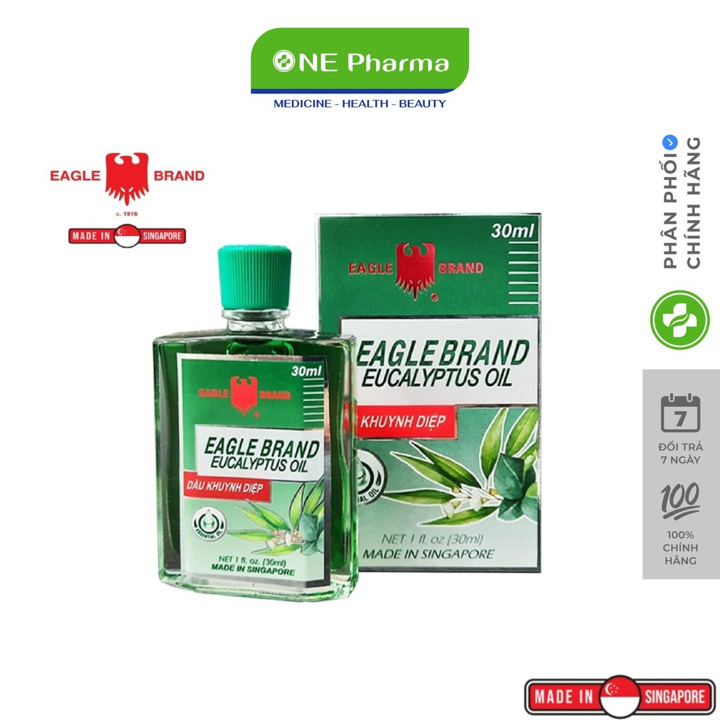 Dầu Khuynh Diệp Con Ó Eagle Brand Eucalyptus Oil Hỗ Trợ Giữ Ấm, Cảm Cúm Cho Bé - 30ml