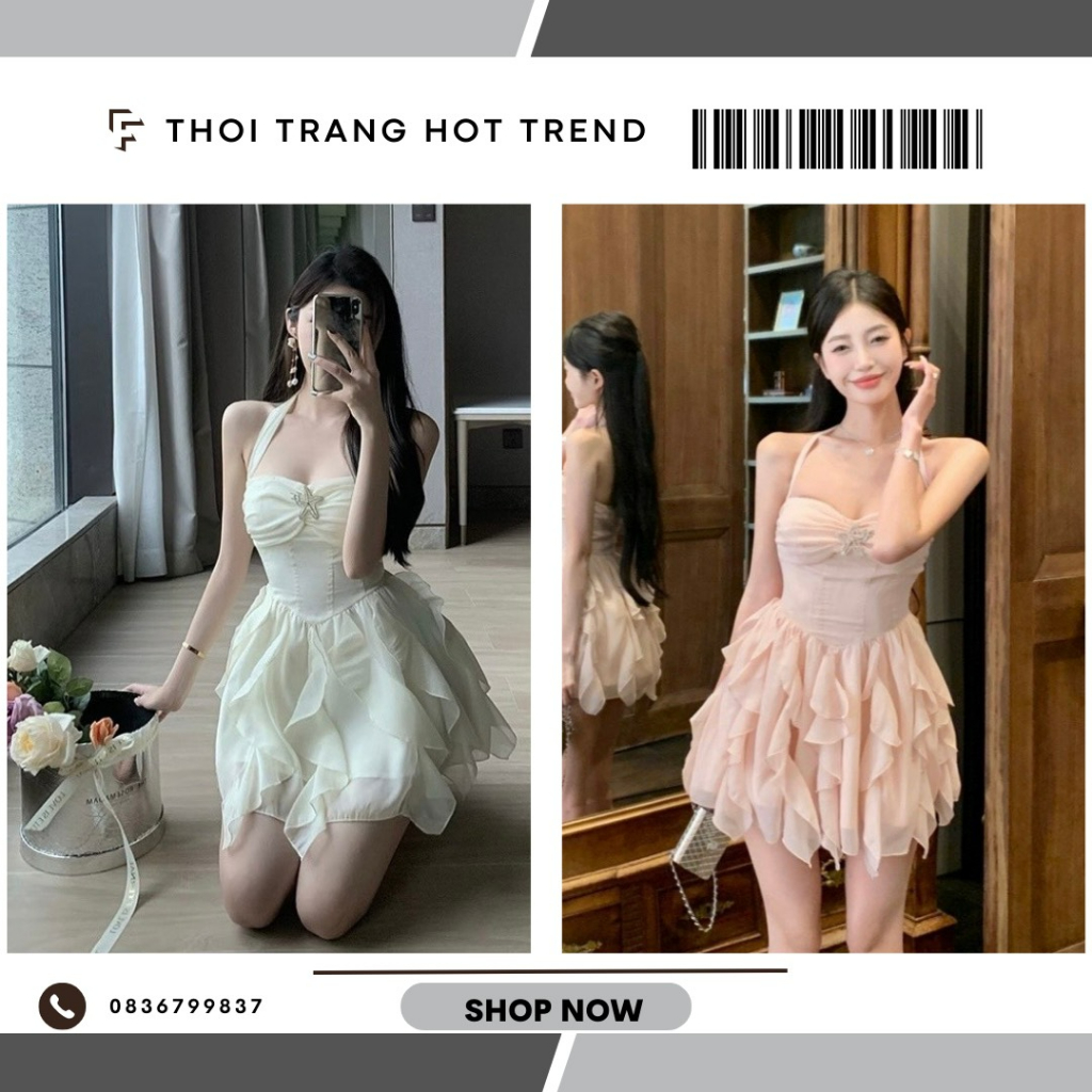 Đầm công chúa dáng xòe hot trend phân loại cao cấp