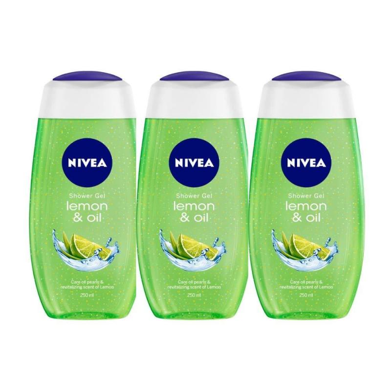 Buy Nivea Lemon and Oil Shower Gel, 250ml (Pack of 3) Singapore