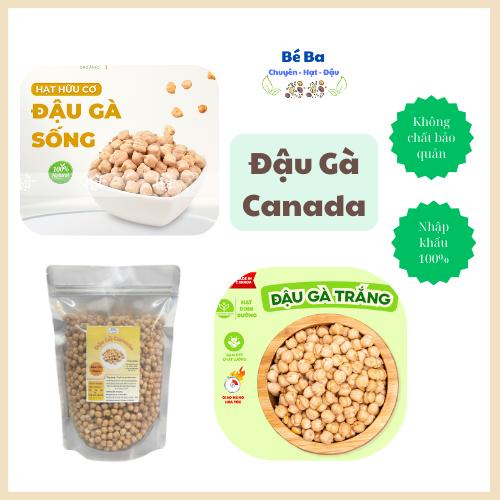 1KG Hạt Đậu Gà Hữu Cơ loại  size 9mm Nhập Khẩu Canada