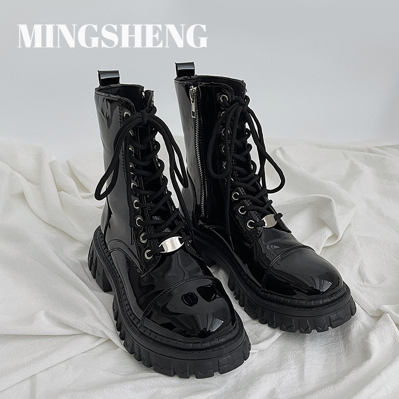 Mingsheng New Fashion Boots Ladies Low Top Fashion Boots Girls Korean Cute