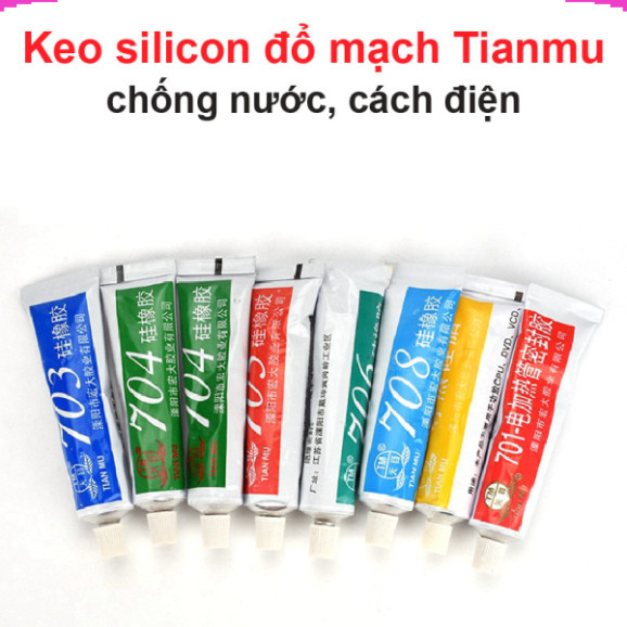 Keo silicon đổ mạch chống nước, chống ẩm, cách điện Tianmu