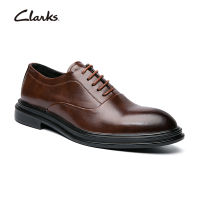 Clarks Men Dress Up Conwell Shoes Lace Leather Apron W-8563-BEOWN Mens Formal Shoes