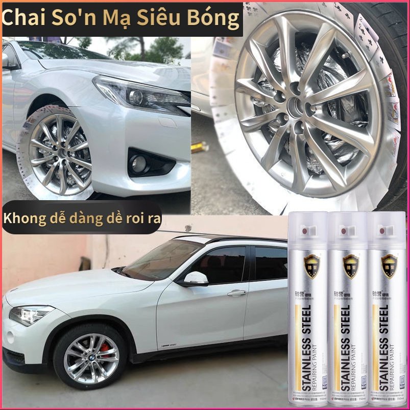 Sơn mạ crom inox chính hãng có hiệu ứng tráng gương - sơn mạ inox, kẽm, chrome