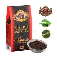 Basilur English BreakfastlEarl GreylCeylonlTea Bergamot Flavour Ceylon Black Tea Loose Leaf 100grm