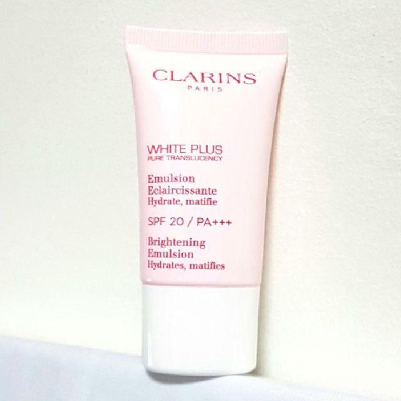 Buy Clarins White Plus Brightening Emulsion SPF 20 / PA+++ 15ml Travel Size Singapore