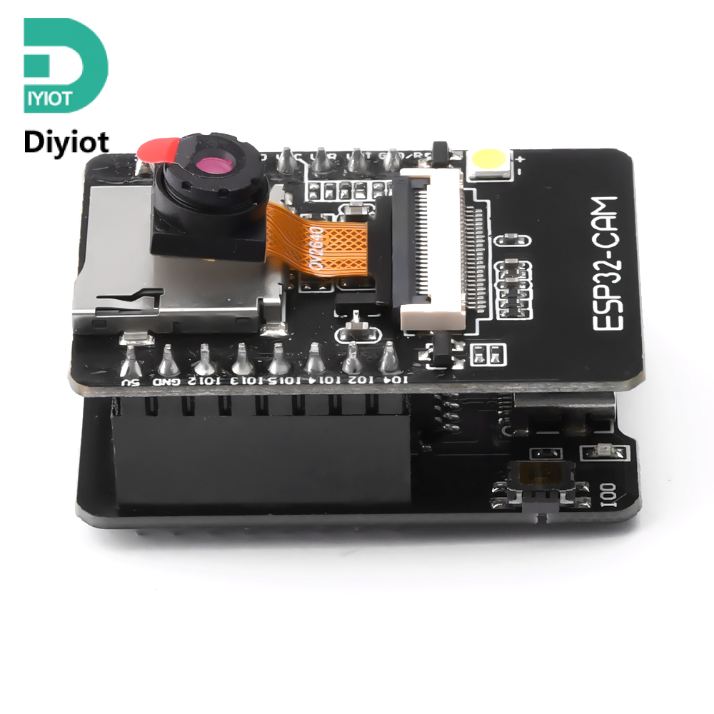 Diyiot ESP32 Cam Wifi Bluetooth bảng mạch phát triển với ov2640 mô-đun máy ảnh Micro USB sang cổng nối tiếp CH340 NodeMCU cho Raspberry Pi