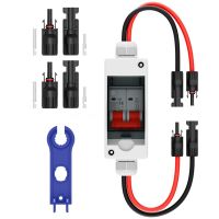 Solar Panel Disconnect Switch 63A DC 1000V Breaker Box PV Disconnect Switch with IP65 Waterproof Box