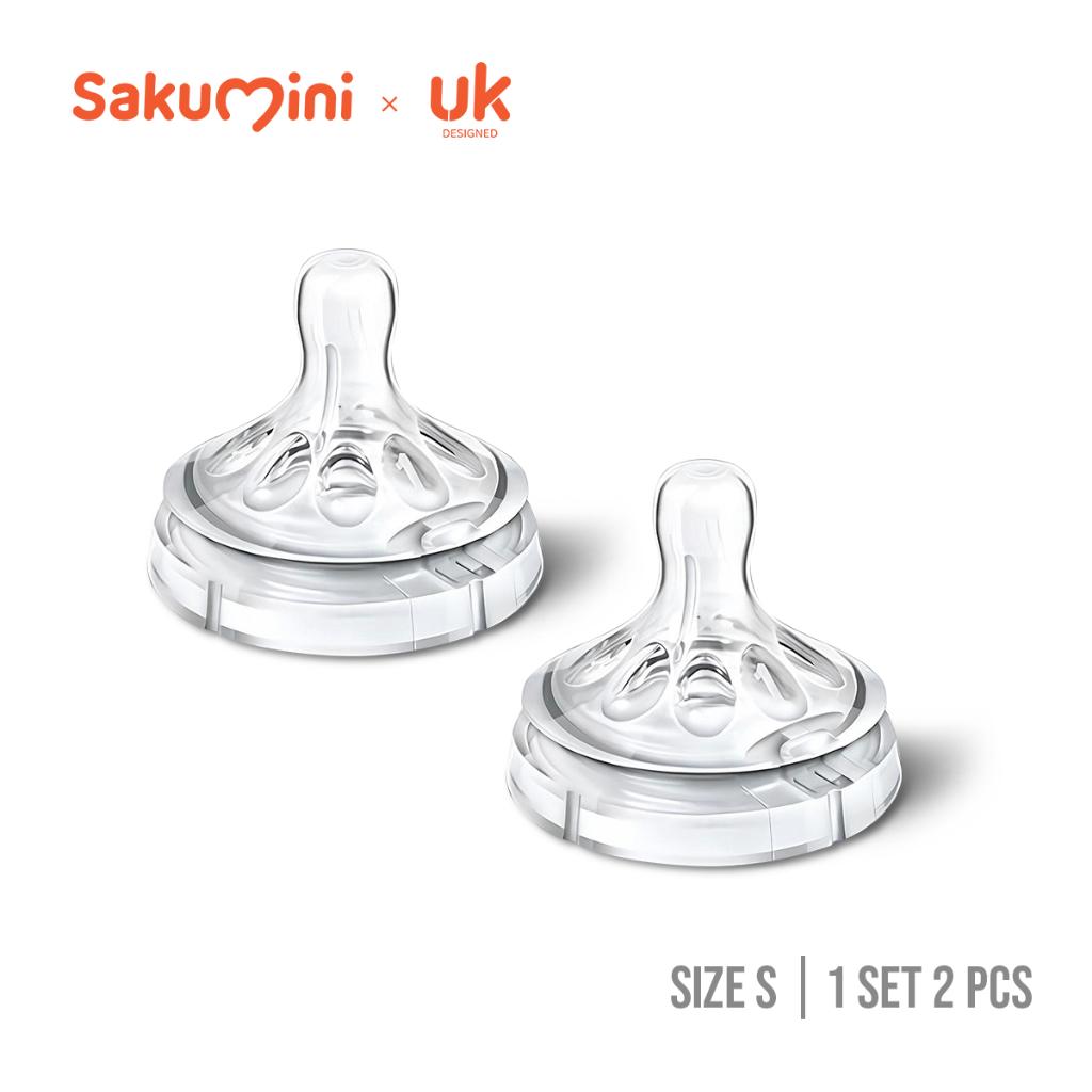 Sakumini Dot Botol Susu Bayi Pacifier Aksesoris Baby Natural Milk Feeding Botol Susu Newborn