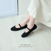 WINOD Riby Flatshoes Cewe Rajut Slip On