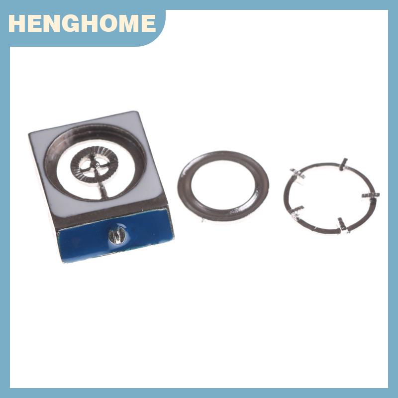 HENGHOME Nhà búp bê tỷ lệ 1:12 lò ga thu nhỏ phụ kiện nhà bếp Nhà búp bê