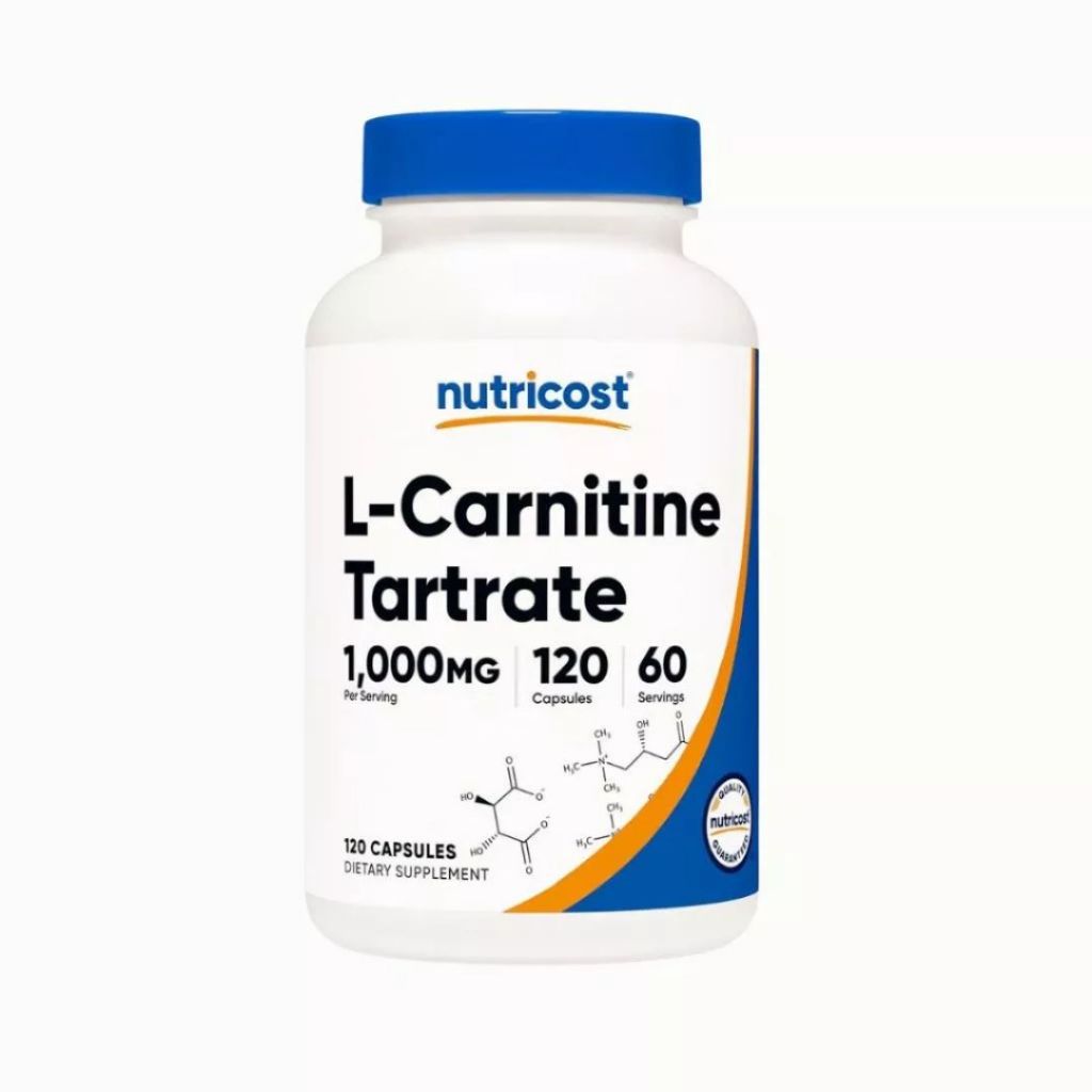 Viên uống Nutricost L-Carnitine Tartrate 1000mg giúp chuyển hóa chất béo thành năng lượng cho cơ thể - Hỗ trợ phục hồi cơ b ắp sau vận động cường độ cao. - Giúp giảm cảm giác mệt mỏi khi tập luyện.
