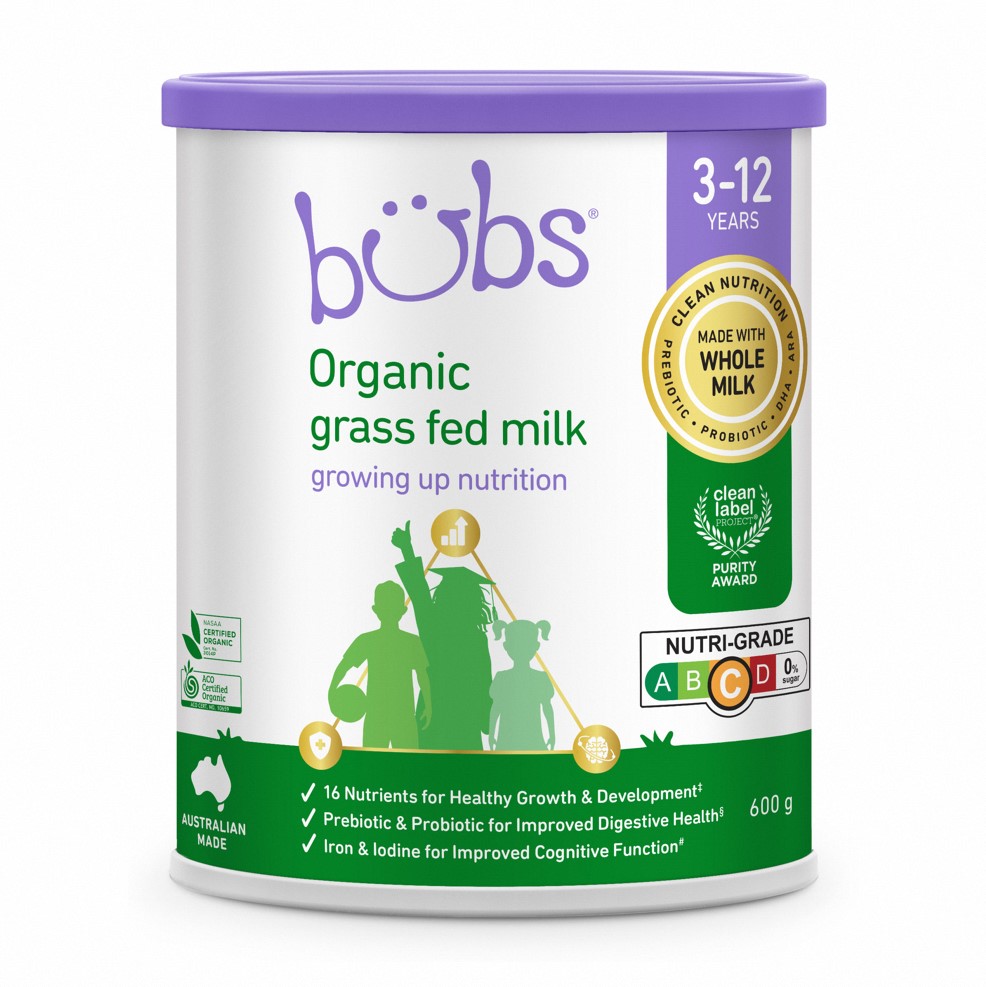Bubs Organic Grass Fed Baby Formula Stage 2 800G - Safe