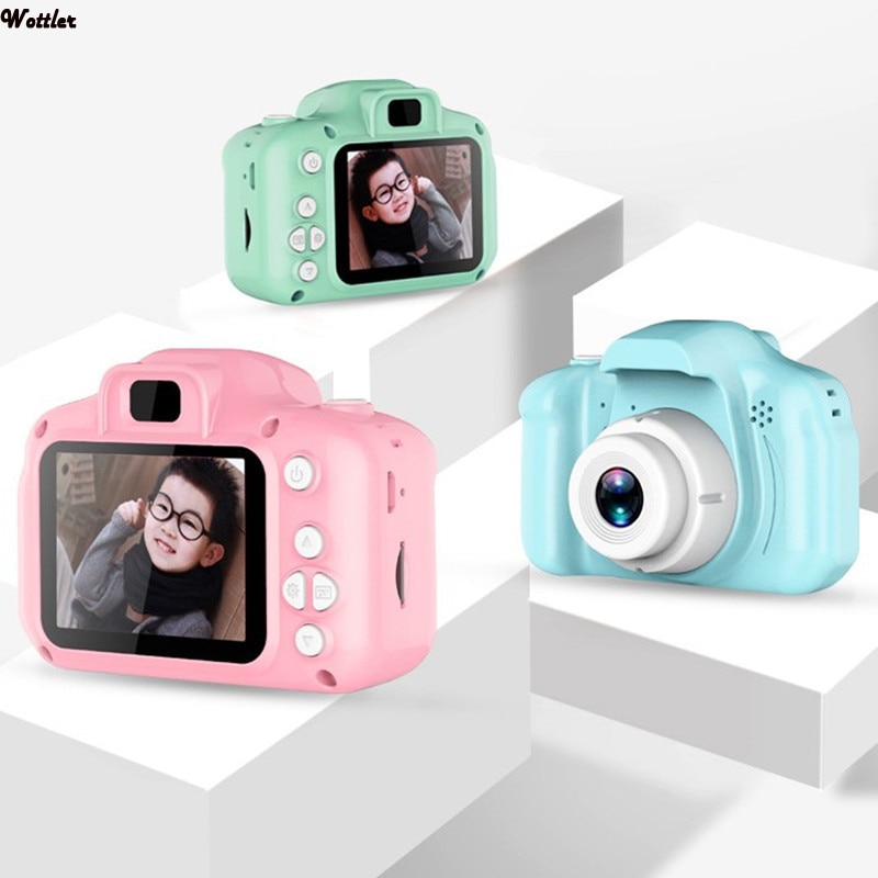 2 Inch HD 1080P Chargable Digital Mini Kids Cartoon Cute Camera Toys