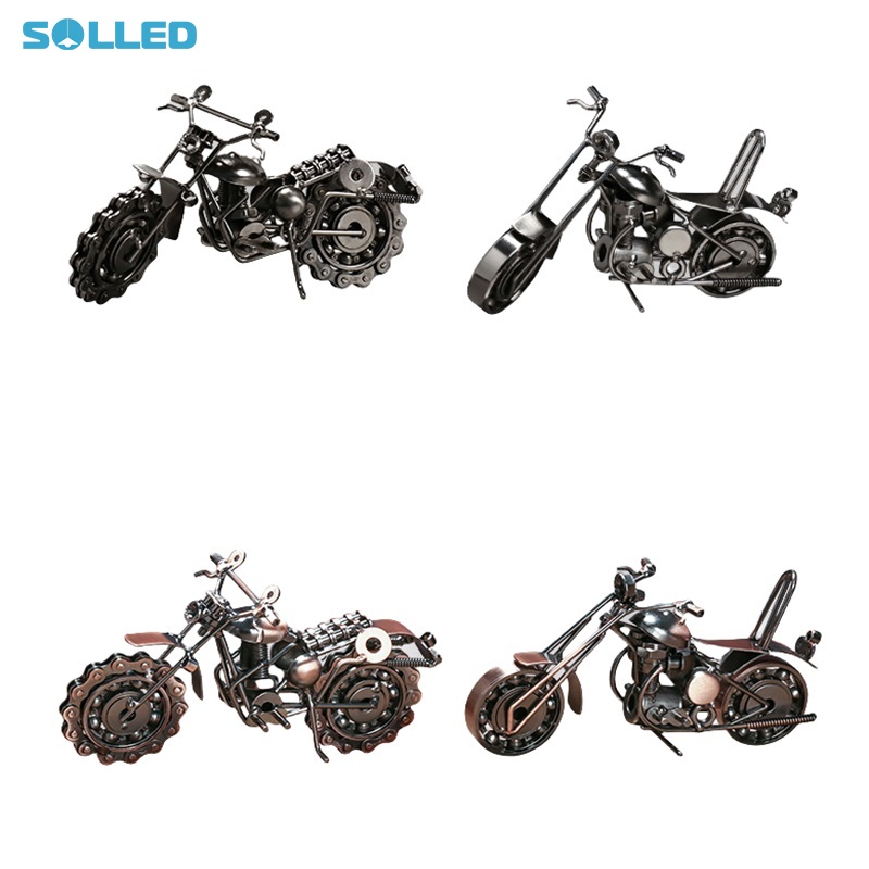 Metal Motorcycle Model Retro Diecasts Portable Motobike Simulation Collection Toys Birthday Gifts For Boys Girls ราคา 196 บาท*ส่งฟรี