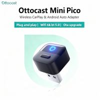 OTTOCAST Mini Pico 3.0 Cube 2 in 1 Wired To Wireless CarPlay Android Auto Adapter USB Stick Wifi Car Accessories