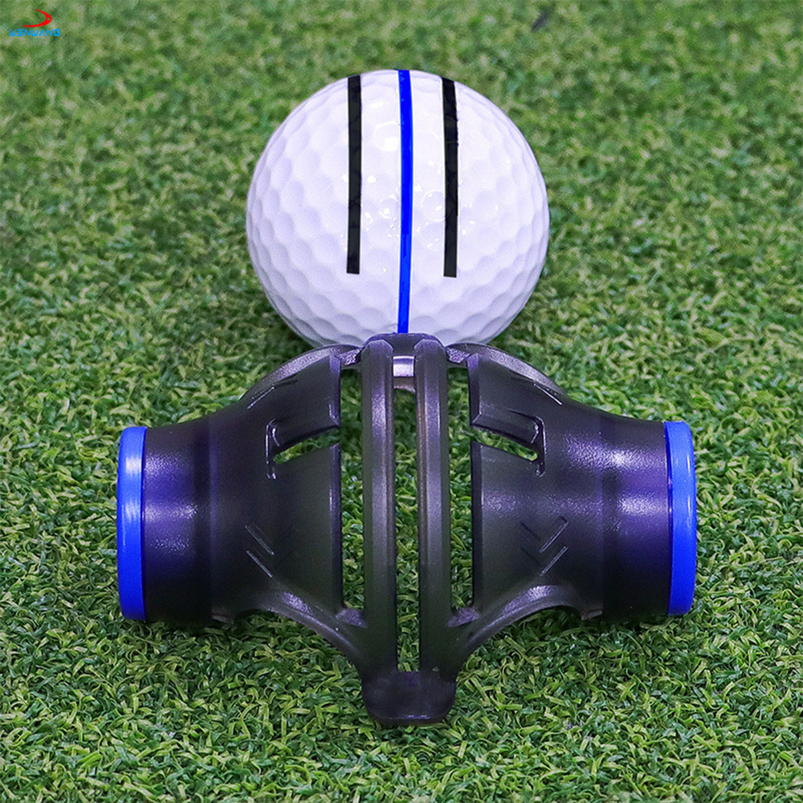 360 Rotate Golf Ball Line Marking Stencil Durable Plastic Golf Ball