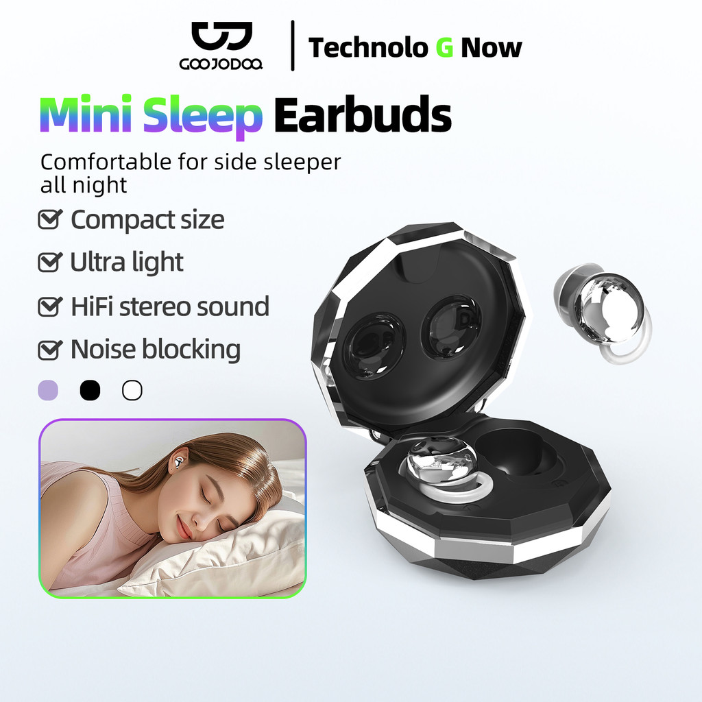 GOOJODOQ Sleep Headphones การออกแบบที่เป็นมิตรกับการนอนหลับที่เงียบเป็นพิเศษเสียงบล็อกอย่างมีประสิทธิภาพ Quick-charge แบตเตอรี่ทรงพลัง ราคา 219 บาท*ส่งฟรี