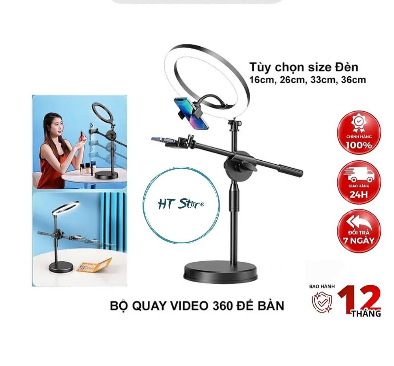 Bộ quay video để bàn d36 -chân quay video chụp ảnh từ trên xuống chắc chắn nhỏ gọn - chính hãng để bàn quay video phụ kiện selfie
