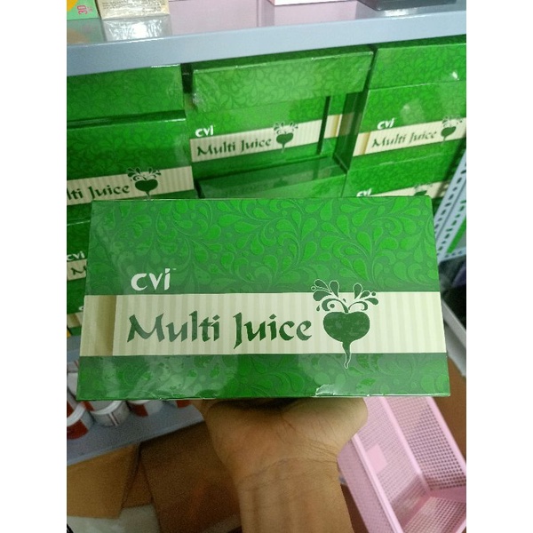 Multi juice xanh nội địa Malaysia ( 1 hộp = 30 gói ) - hàng chính hãng có bán sỉ