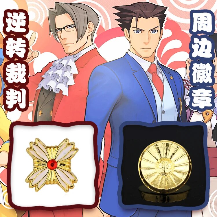Ace Attorney Silver Badge Series Phoenix Wright Pin