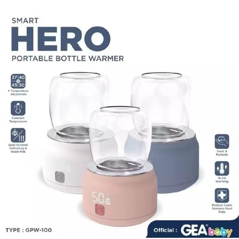 GEA Baby Smart Hero Portable Bottle Warmer Penghangat ASI Botol Susu Bayi Pemanas Elektrik GPW-100 Mudik Traveling Bepergian Tanpa Colokan Listrik