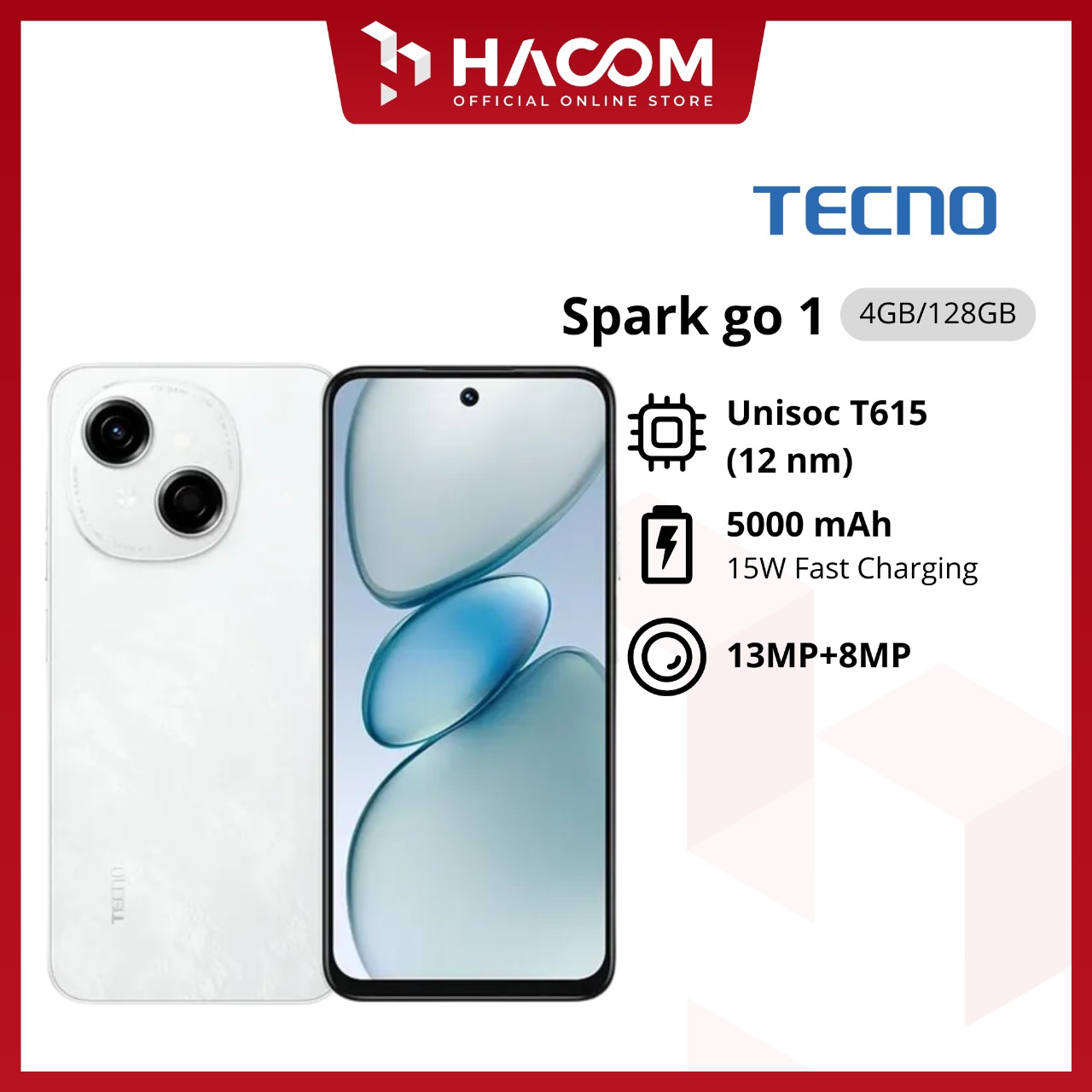 TECNO SPARK GO 1 GARANSI RESMI TERMURAH Harga 1,099,000 rupiah*Gratis Ongkir