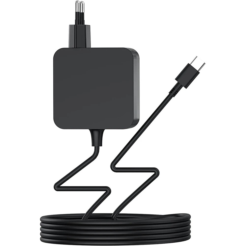 Loại C Sạc 100W USB C Nguồn điện AC Bộ chuyển đổi cho máy Lenovo/MacBook Pro/không khí, máy tính xách tay loại C cung cấp Nguồn điện PD-Rắc cắm Châu Âu