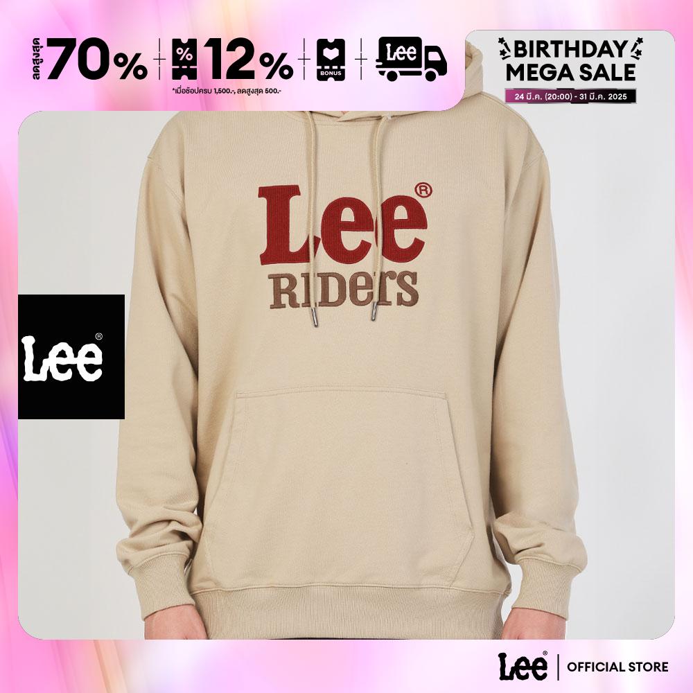 LEE เสื้อฮู้ดดี้แบบสวมผู้ชาย คอลเลคชั่น Lee Riders รุ่น LE F224MHODN30 ราคา 747 บาท*ส่งฟรี