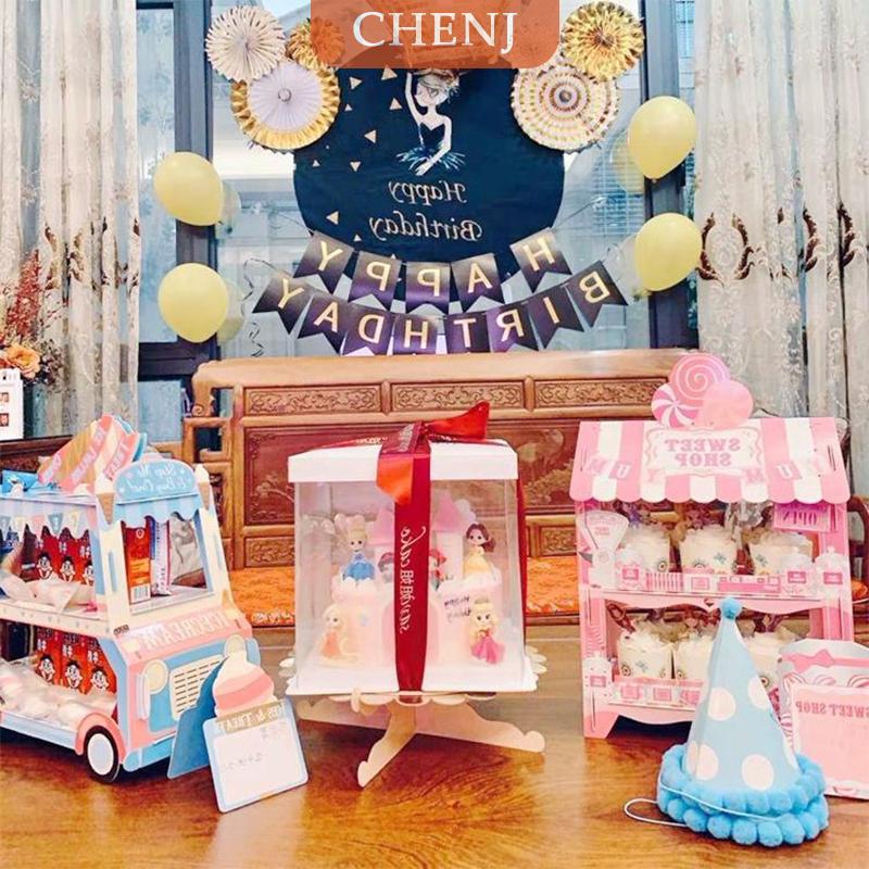 [COD] CHENJ ที่วางไอศกรีมบนโต๊ะสำหรับขนมวันเกิดที่วางไอศกรีมรถบรรทุกไอศกรีมรถรถบัสแท่นวางเค้กคัพเค้กรถบัสฐานวางแสดงอมยิ้มรถเข็นกระดาษสำหรับเจ้าสาว ราคา 184 บาท*ส่งฟรี