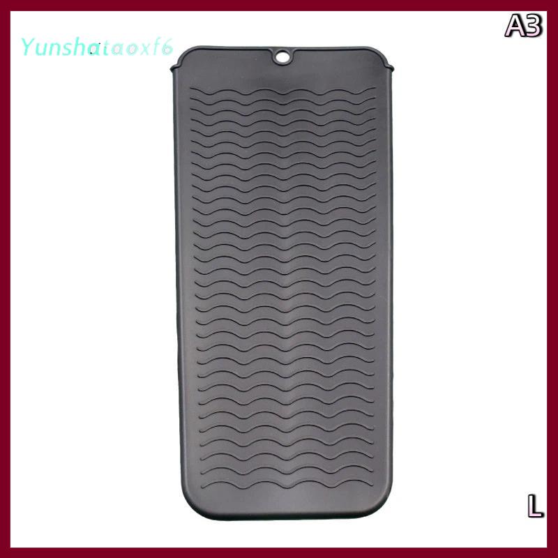 yunshataoxf 1pcs Silicone chịu nhiệt Pad Pouch lưu trữ túi cách nhiệt Mat cho máy ép tóc nhiệt uốn thanh Curler Bìa - 8