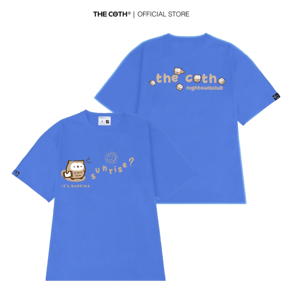 Áo thun local brand The Coth Lazy Owl Tee form rộng cổ tròn chất thun cao cấp thoáng mát cho nam nữ
