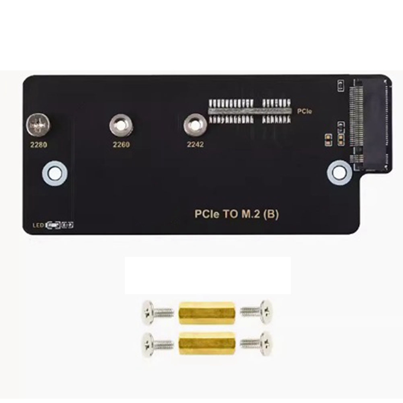 (FIAH) For CM4 PCIe to M.2 NVMe SSD HAT Expansion Board Black PCB Motherboard for Compute Module 4 S