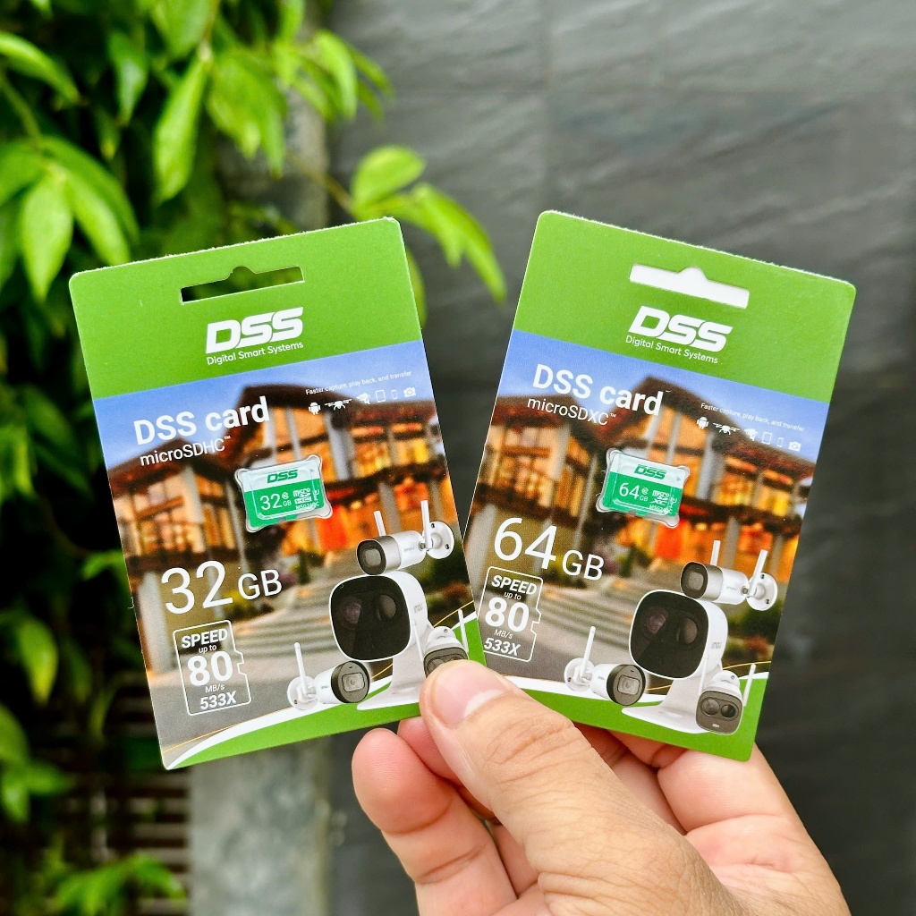 Thẻ Nhớ DSS 128GB/64GB/32GB Tốc Độ Cao, Chuyên Dụng Cho Camera Wifi, Camera Hành Trình, Điện Thoại