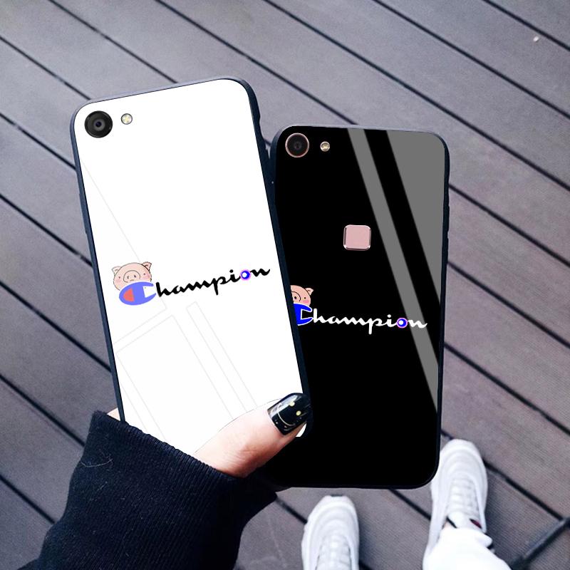 Baru hitam dan putih Casing HP vivo Kaca nex Tahun Baru x20 Imut x21 Casing i