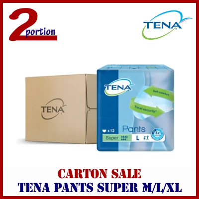 [CARTON SALE] TENA Pants Super Adult Diapers (4 packs)
