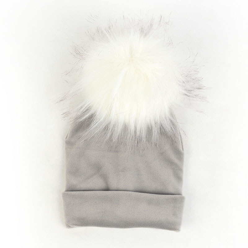 Nbhgy geebro mùa đông warme chế độ niedlichen bé mädchen jungen Samt Beanie hüte Ins solide Weichen diken flanell Babys Kinder giả pelz Pom Pom Túp lều mkjiu