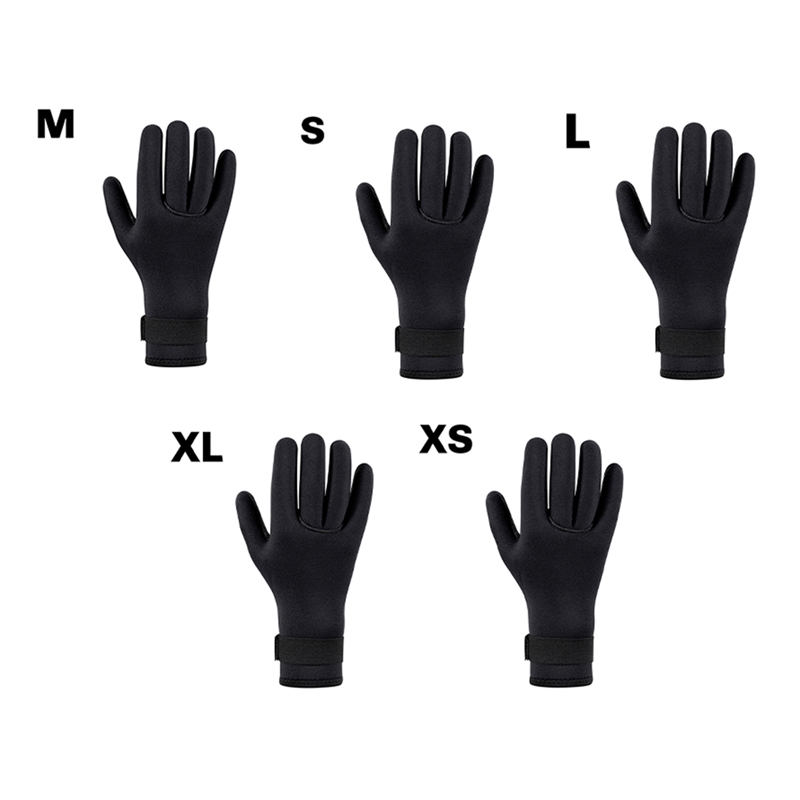 1Pair 3mm Wetsuit Gloves Thermal Anti Slip Neoprene Scuba Diving Gloves Surfing Gloves for Spearfish