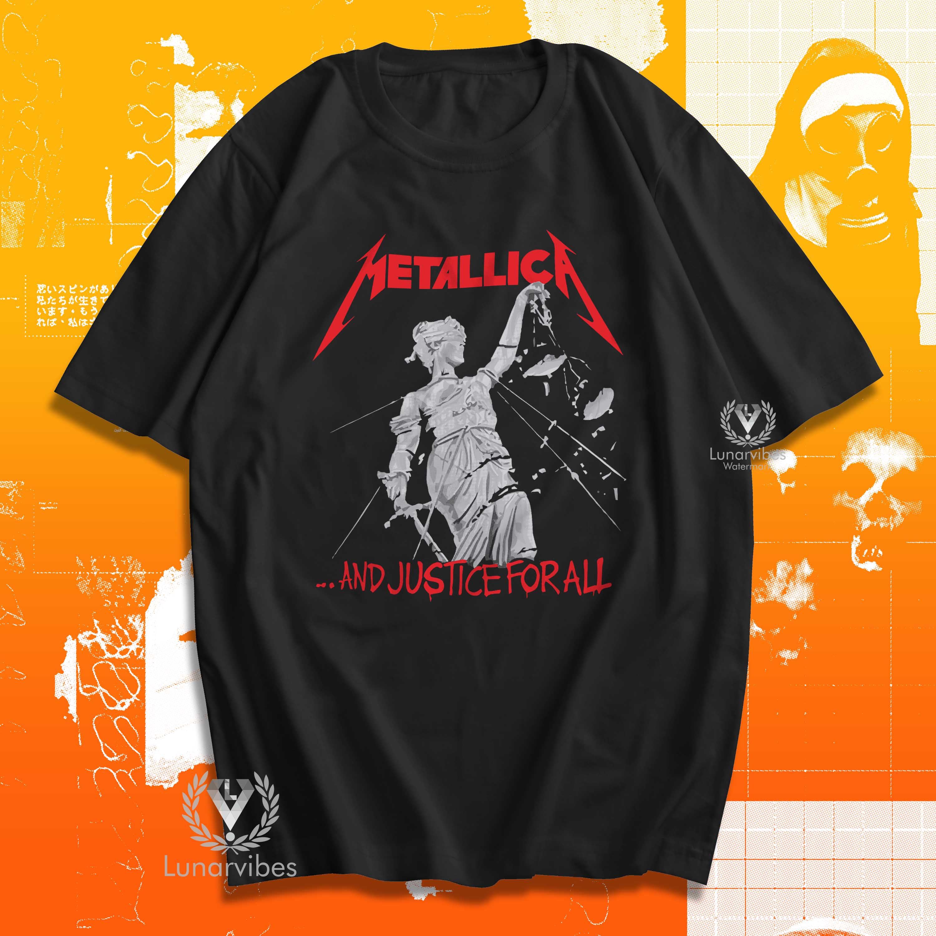 Jual And Justice For All Kaos Metallica 