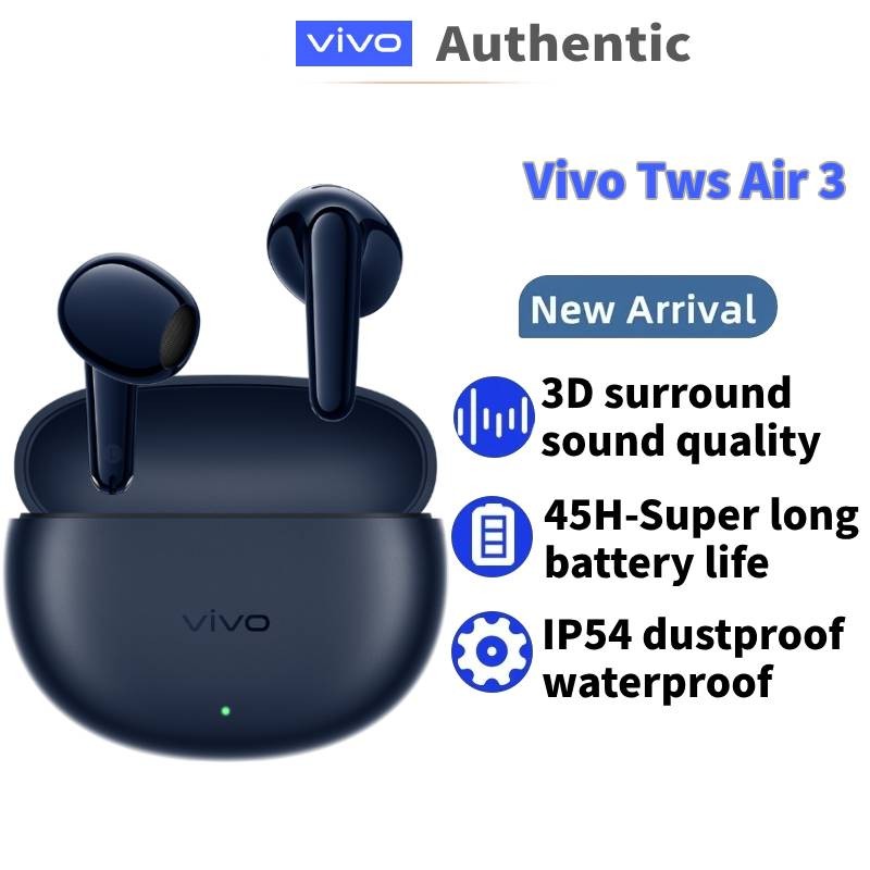 Vivo Tws Air 3 True Wireless Bluetooth Headset with Long Battery Life 3D Surround Sound Quality