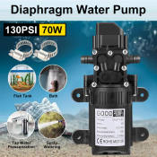 Mini High Pressure Self-Priming Water Pump 12V 70W