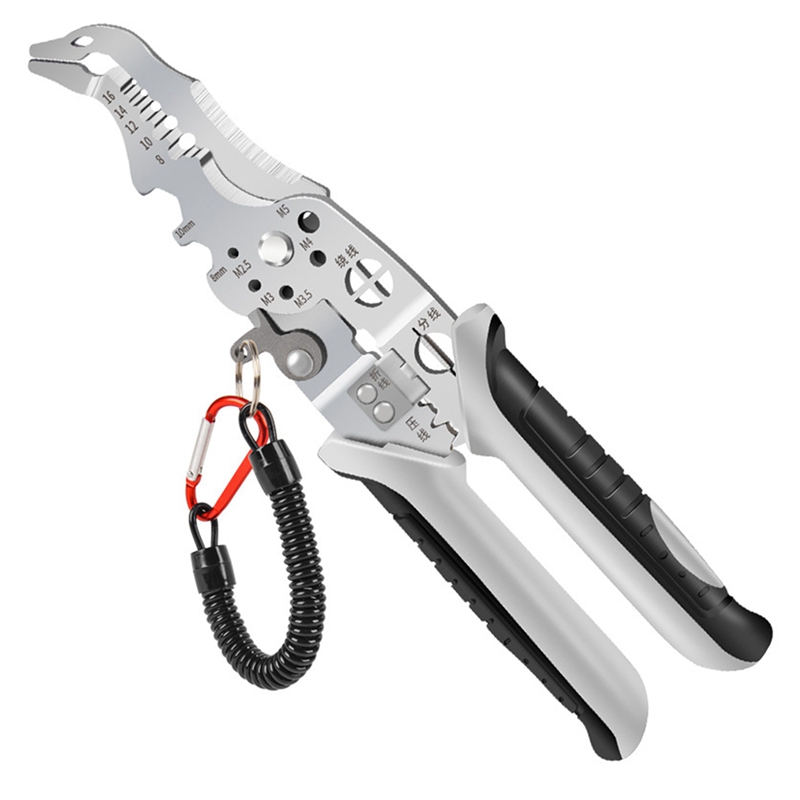 Wire Stripper Tool Electricians Wire Cutter for Wire Cutting Winding Pulling Easy Install