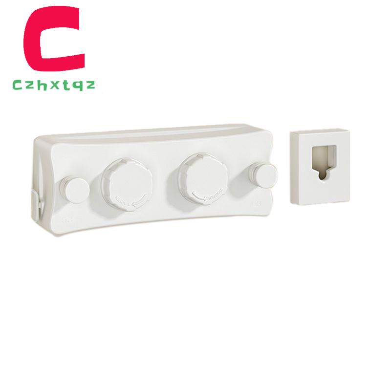 5.1 Meters Retractable Clothesline Dryer Indoor/Outdoor Bathroom Drying Rack Clothes Rack Laundry Dr