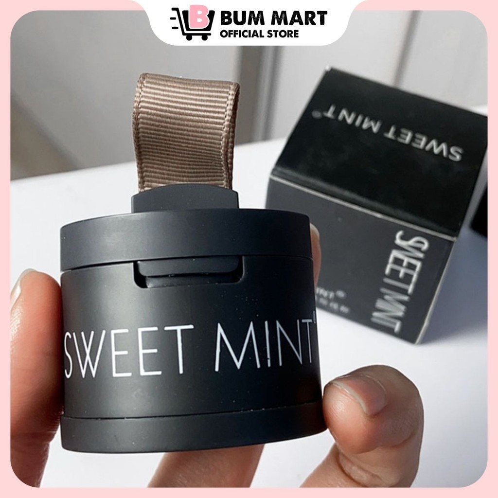  Phấn Che Hói Tóc Sweet Mint 2 Màu Dặm Bạc Chân Tóc Phấn Phủ Chân Tóc Thưa Tạo Hiệu Ứng Làm Dày Tóc Chất Bột Mịn Nhỏ Gọn 