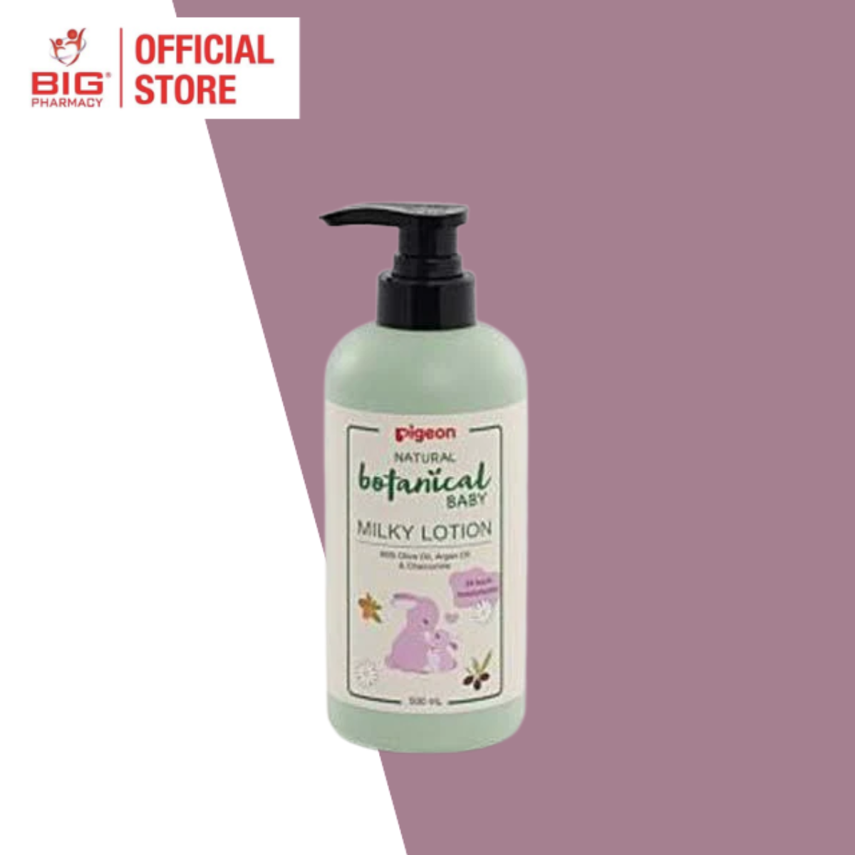 PIGEON NATURAL BOTANICAL BABY MILKY LOTION 500ML (PG78412)