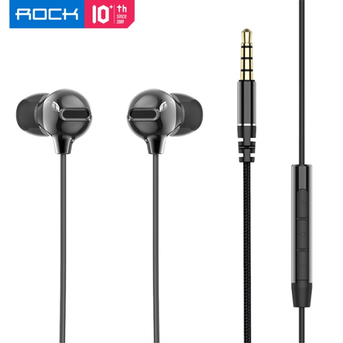 ROCK ZIRCON STEREO EARPHONE WITH MICROPHONE Harga  190,000 Ringgit*Penghantaran Percuma