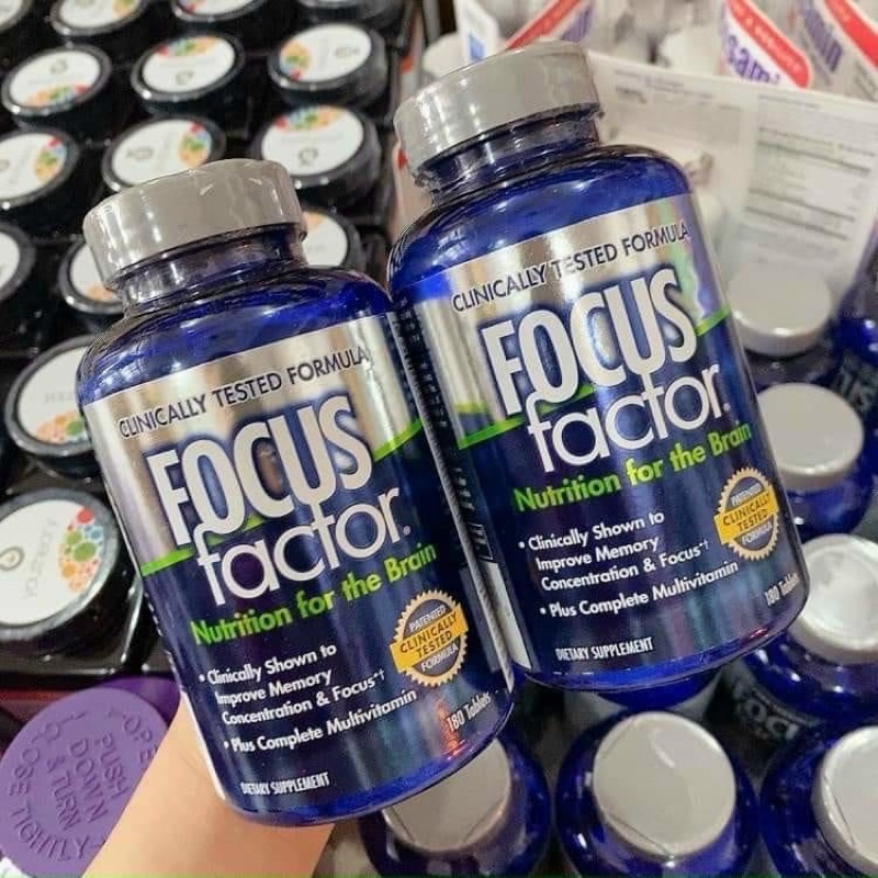 Viên uống Focus Factor Nutrition for the Brain 180 viên của Mỹ