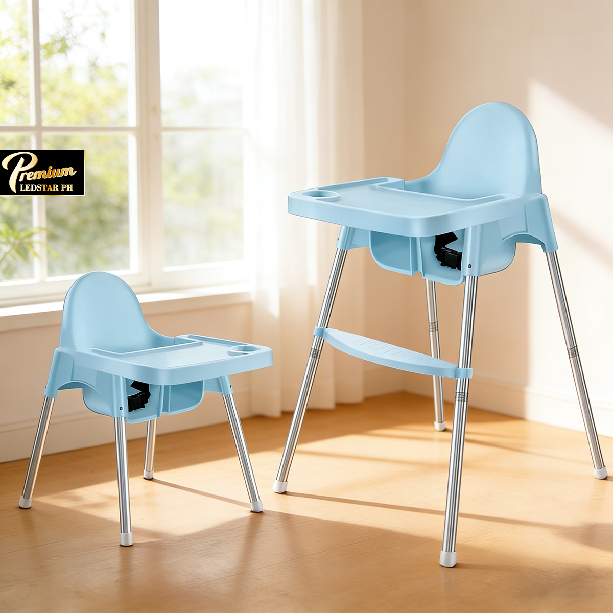 High Chair Booster Seat For Baby Dining FeedingAdjustable Height Dinner Plate Hight Baby Seat Chair
