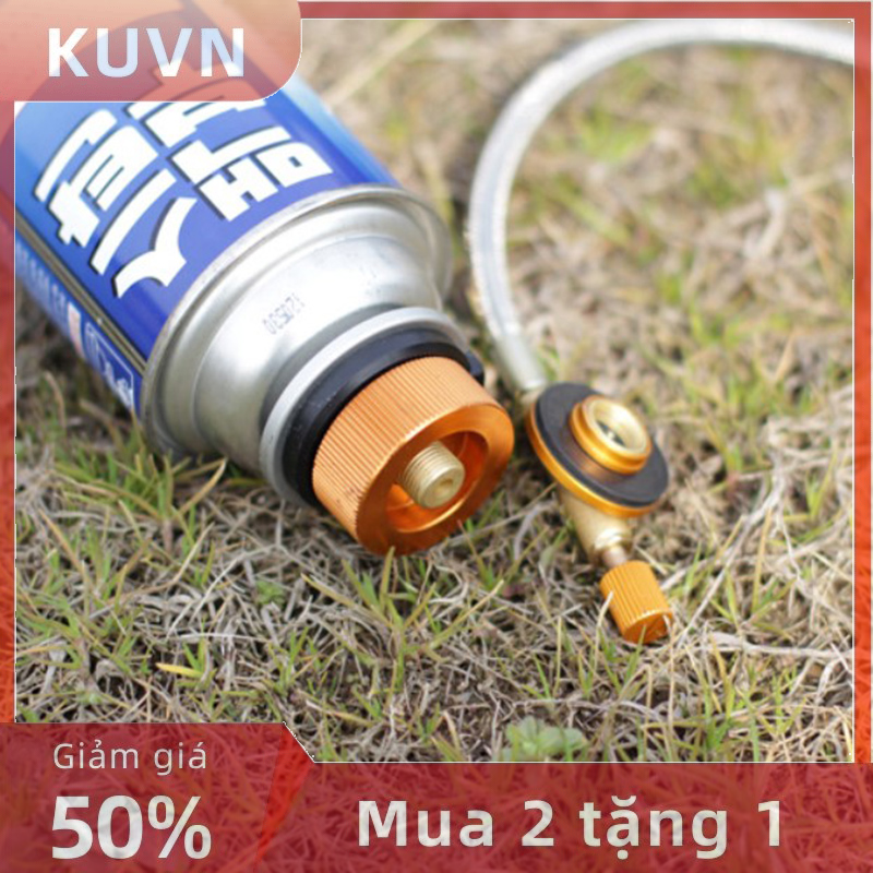 KUVN 1 cái hộp đốt Dã Ngoại hộp đựng nhiên liệu khí Đầu chuyển đổi lon bếp