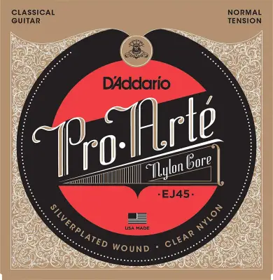 D' Addario Pro-Arte Nylon Classical Guitar Strings, Normal Tension EJ45